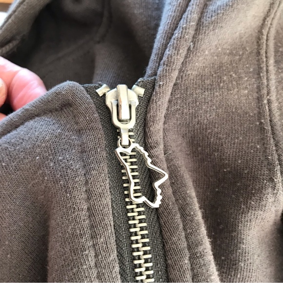 FOX | Grey Patch Zip Up Hoodie - Picture 10 of 12